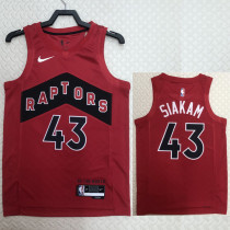 2022-23 Raptors SIAKAM #43 Red Top Quality Hot Pressing NBA Jersey