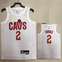 2022-23 Cleveland Cavaliers IRVING #2 White Top Quality Hot Pressing NBA Jersey