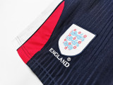 1998 England Home Retro Shorts Pants