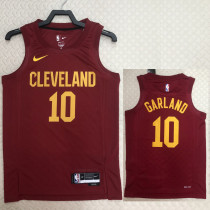 2022-23 Cleveland Cavaliers CARLAND #10 Red Top Quality Hot Pressing NBA Jersey