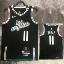 2022-23 Clippers WALL #11 Black City Edition Top Quality Hot Pressing NBA Jersey