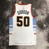 2022-23 Nuggets GORDON #50 White City Edition Top Quality Hot Pressing NBA Jersey