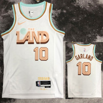 2022-23 Cleveland Cavaliers GARLAND #10 White City Edition Top Quality Hot Pressing NBA Jersey