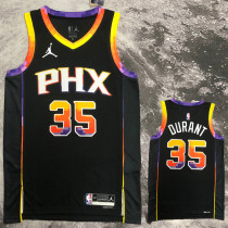 2022-23 SUNS DURANT #35 Black Top Quality Hot Pressing NBA Jersey(Trapeze Edition)
