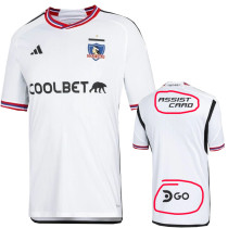 2023-24 Colo-Colo Home Fans Soccer Jersey (Print ASS..RD,DGO )