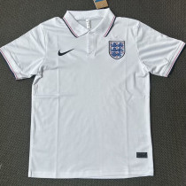 2021-23 England White Classic Polo Short Sleeve