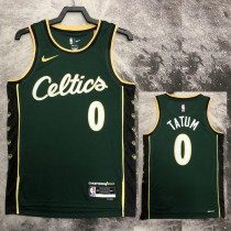 2022-23 Celtics TATUM #0 Green City Edition Top Quality Hot Pressing NBA Jersey