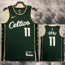 2022-23 Celtics IRVING #11 Green City Edition Top Quality Hot Pressing NBA Jersey
