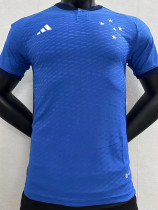 2023-24 Cruzeiro Home Player Version Soccer Jersey