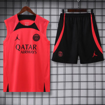 2023-24 PSG Pink Ren Tank top and shorts suit