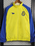 2023 Al-Nassr Yellow & Beige Double Sided Windbreaker (双面风衣)