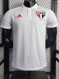 2023 Sao Paulo White Polo Short Sleeve