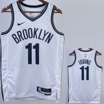2022-23 NETS IRVING #11 White Top Quality Hot Pressing NBA Jersey