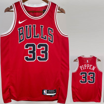 2022-23 BULLS PIPPEN #33 Red Top Quality Hot Pressing NBA Jersey