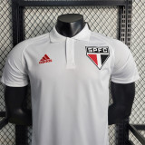 2023 Sao Paulo White Polo Short Sleeve