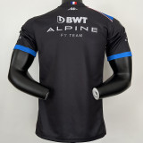 2023 F1 Formula One ALPINE Black Racing Suit(圆领)