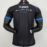 2023 F1 ALPINE Black Polo Racing Suit(有领)