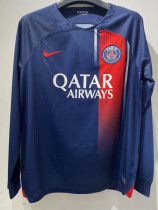 2023-24 PSG Home Long Sleeve Soccer Jersey (长袖)