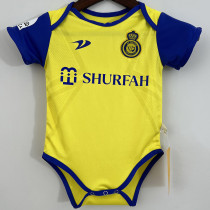 2023-24 AL-Nassr Home Baby Infant Crawl Suit