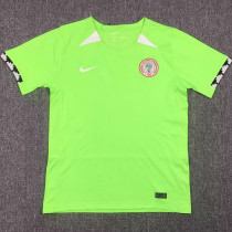 2023-24 Nigeria Fluorescent Green Fans Soccer Jersey