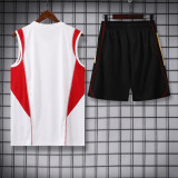 2023-24 Sao Paulo White Tank top and shorts suit