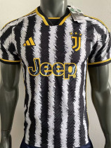 2023-24 JUV Home Player Version Soccer Jersey