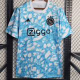 2023 AJax Blue White Training shirts