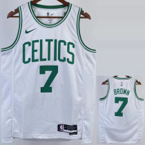 2022-23 CELTICS BROWN #7 White Top Quality Hot Pressing NBA Jersey