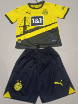 2023-24 Dortmund Home Kids Soccer Jersey