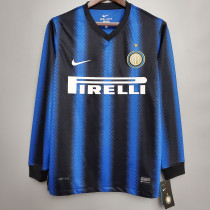 2010-2011 INT Home Long Sleeve Retro Soccer Jersey