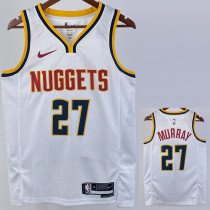 2022-23 Nuggets MURRAY #27 White Top Quality Hot Pressing NBA Jersey