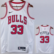 2022-23 BULLS PIPPEN #33 White Top Quality Hot Pressing NBA Jersey