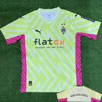 2023-24 Monchengladbach Fluorescent  Yellow GoalKeeper Soccer Jersey