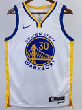 2022-23 WARRIORS CURRY #2.974 White Top Quality Hot Pressing NBA Jersey (V领)