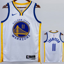 2022-23 WARRIORS THOMPSON #11 White Top Quality Hot Pressing NBA Jersey (V领)