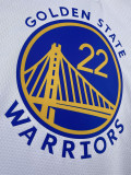 2022-23 WARRIORS WIGGINS #22 White Top Quality Hot Pressing NBA Jersey (V领)