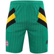 2023-24 Bayern Retro Green Training Shorts Pants
