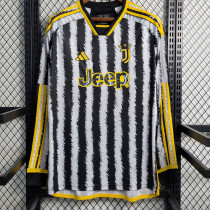 2023-24 JUV Home Long Sleeve Soccer Jersey (长袖)