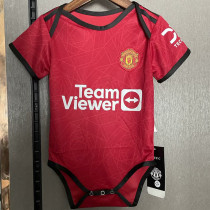 2023-24 Man Utd Home Baby Infant Crawl Suit