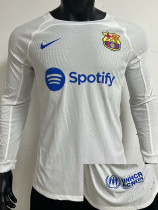 2023-24 BAR Away Long Sleeve Player Version Soccer Jersey (长袖球员)