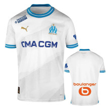 2023-24 Marseille Home 1:1 Fans Soccer Jersey (Print all Sponsor)