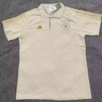 2023-24 Germany khaki Polo Short Sleeve