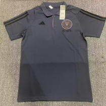 2023-24 Inter Miami Grey Polo Short Sleeve (灰色)