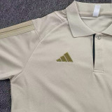 2023-24 Germany khaki Polo Short Sleeve