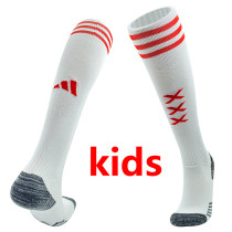 2023-24 Ajax Home White Kids Socks(儿童)