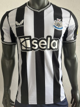 2023-24 Newcastle Home Player Version Soccer Jersey