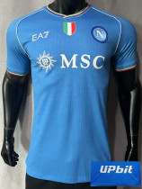 2023-24 Napoli Home Player Version Soccer Jersey
