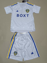 2023-24 Leeds United Home Kids Soccer Jersey