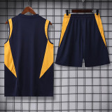 2023-24 RMA Royal blue Tank top and shorts suit