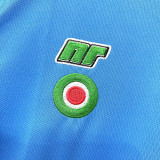 1987-1988 Napoli Home Blue Retro Soccer Jersey